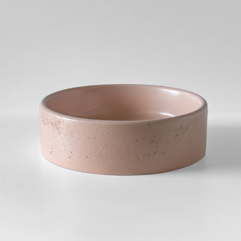 Sticks & Stone Concrete Round Textured Basin