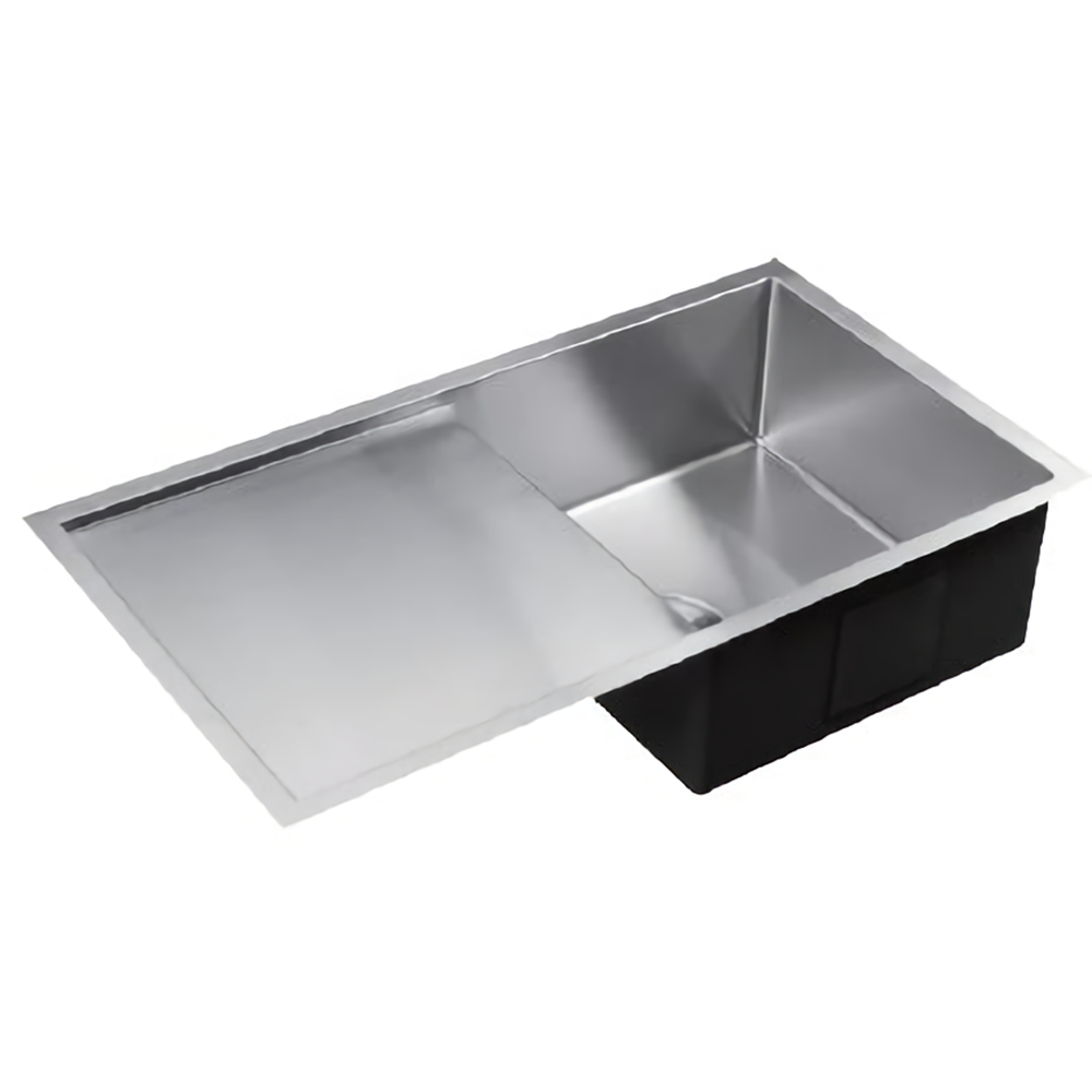 POS Stainless Steel Kitchen Sink 810×450×235mm With Drainer
