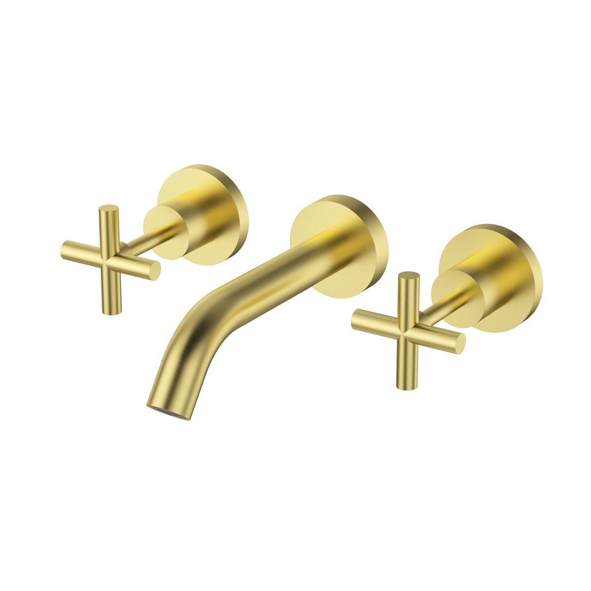 Bath Tap Set - Lead Free - Brushed Gold