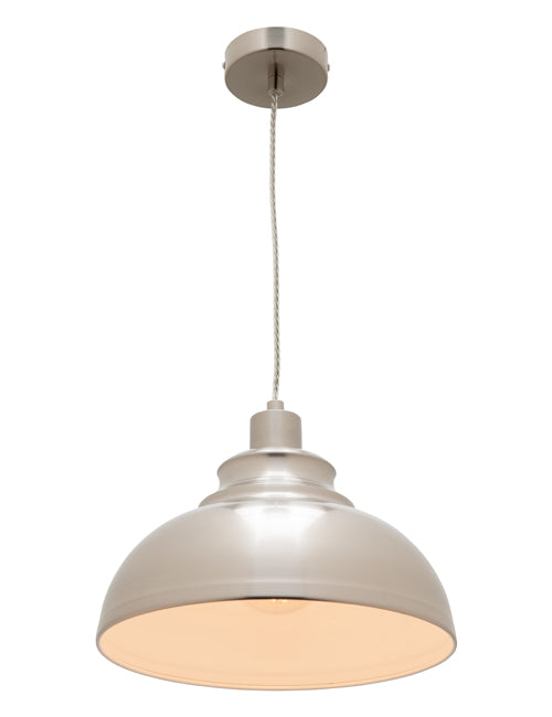 Risto 1Lt Pendant Satin Chrome