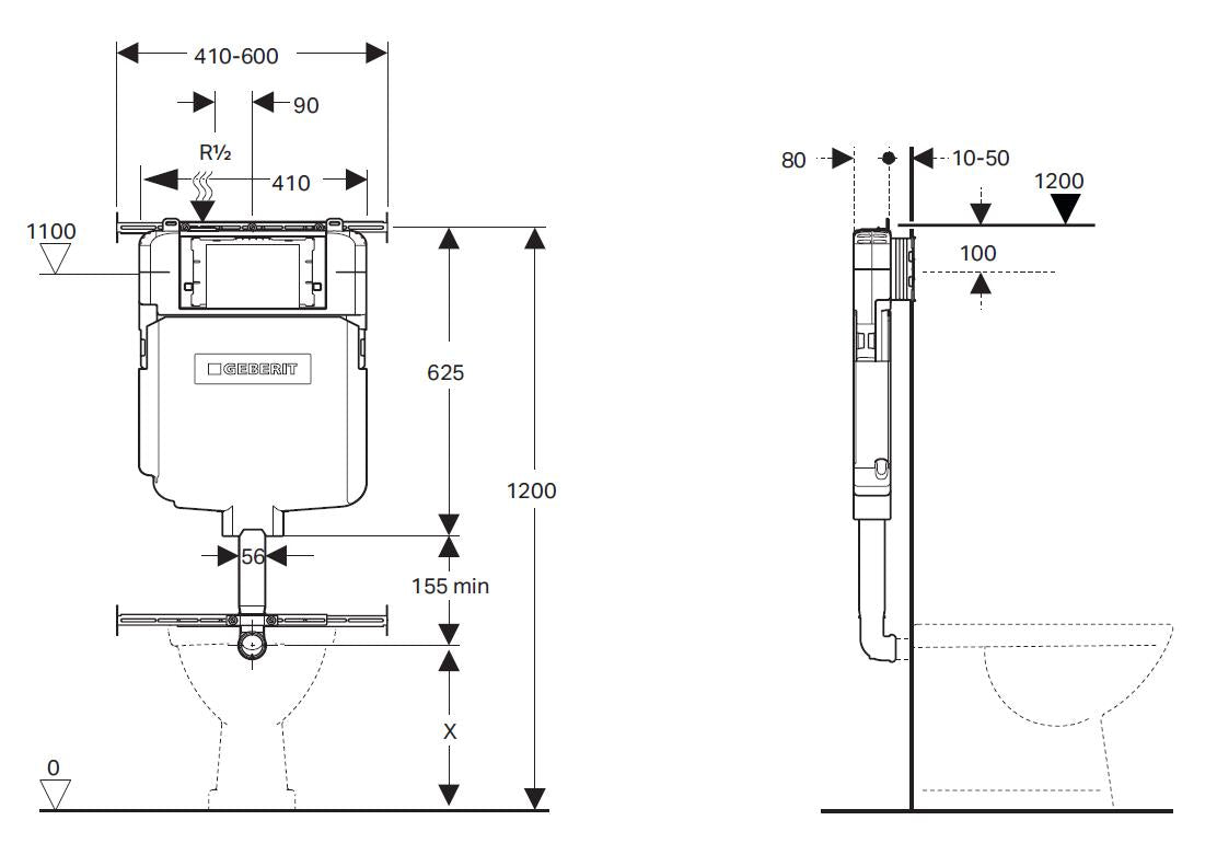 Geberit In Wall Cistern Sigma 8
