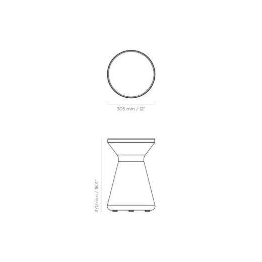 EcoSmart SOLO Concrete Stool