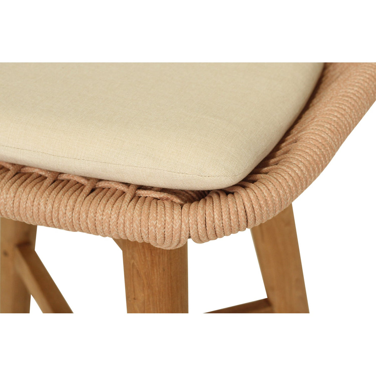 Taylor Backless Counter Stool – Indoor/Outdoor – Apricot – Image 8