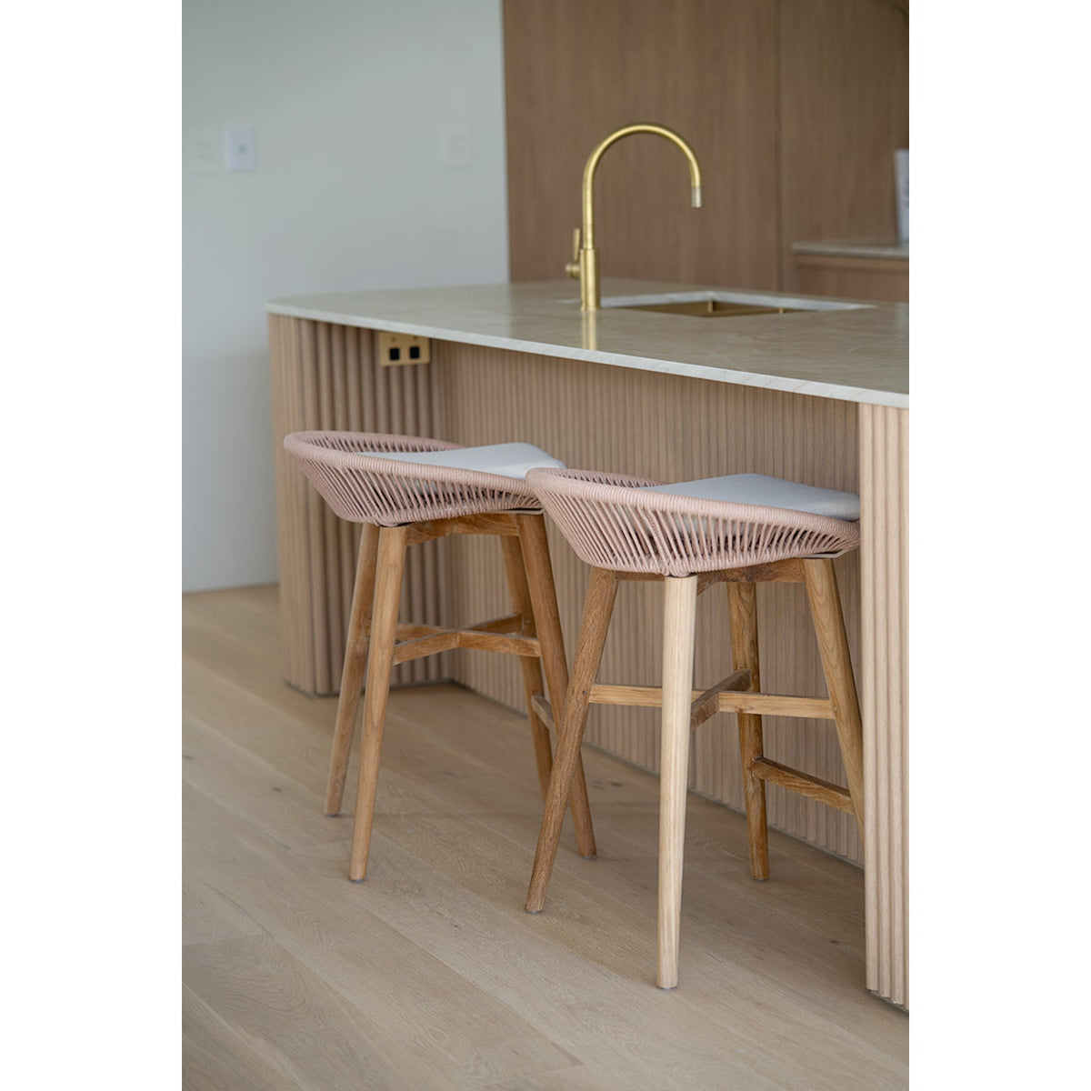 Taylor Backless Counter Stool – Indoor/Outdoor – Apricot – Image 10