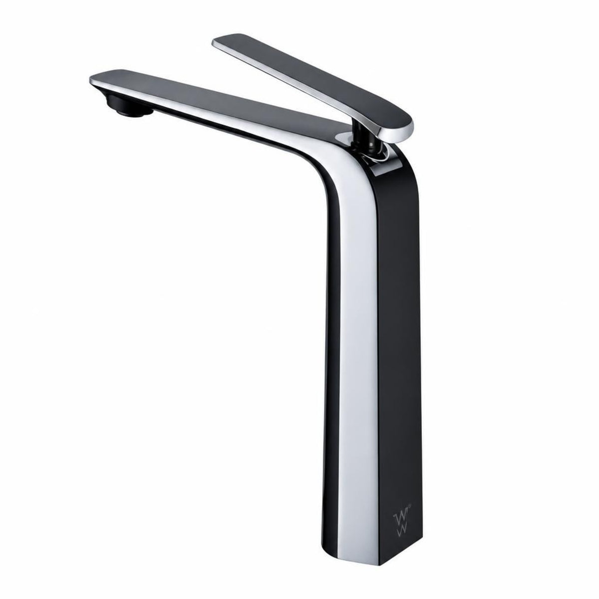 Esperia Tall Basin Mixer - Black & Chrome