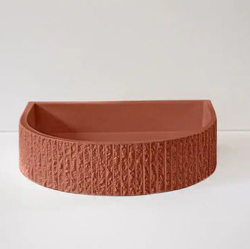 Sticks & Stone Concrete Rugged Half Moon Basin