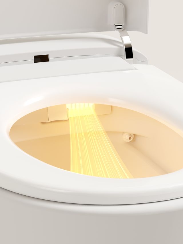 AUTOLUX Rimless Wall Faced Floor Smart Toilet