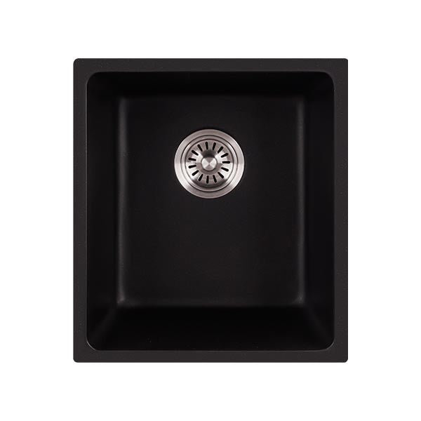 Cora Undermount Granite Sink (Matte Black) (396 x 446 x 215mm)