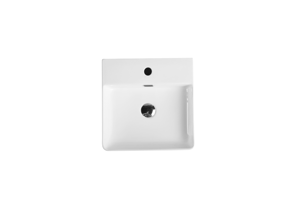 Vento 42M Rectangular Wall Hung Basin White 420mm*120mm