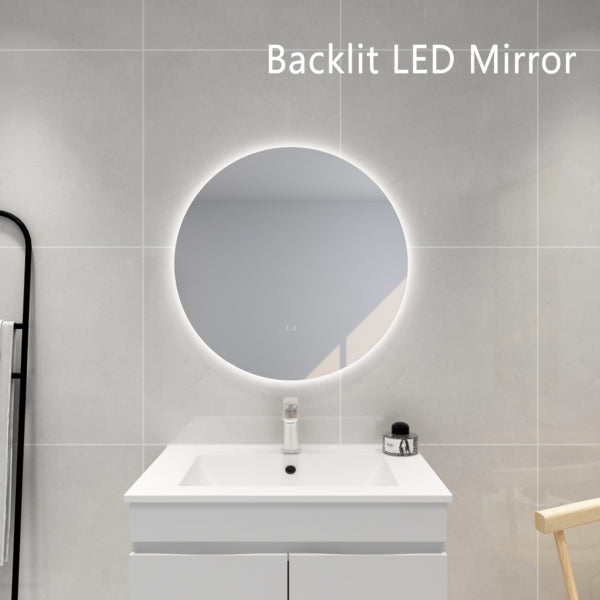 Poseidon Round LED Backlit Mirror 600/700/800/900