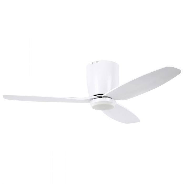 Ceiling Fan with Light SEACLIFF 601 Steel White Matt