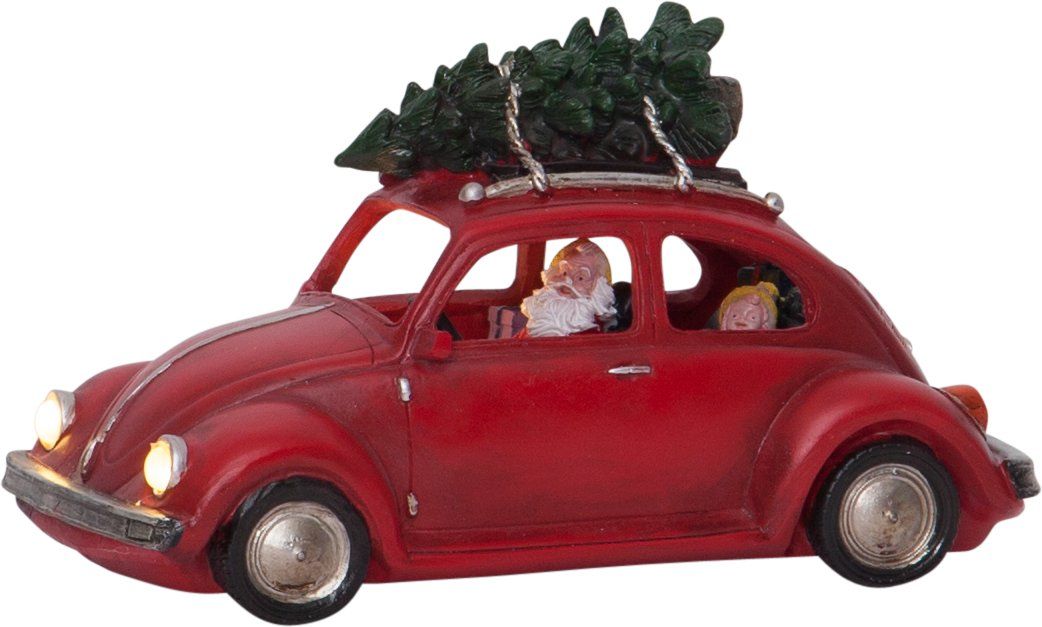 XMAS MERRYVILLE Beetle Car RED-Clearance