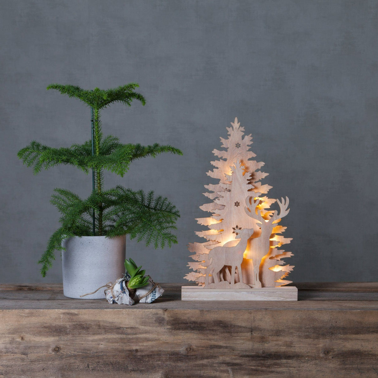 XMAS FAUNA decoration for standing-Clearance