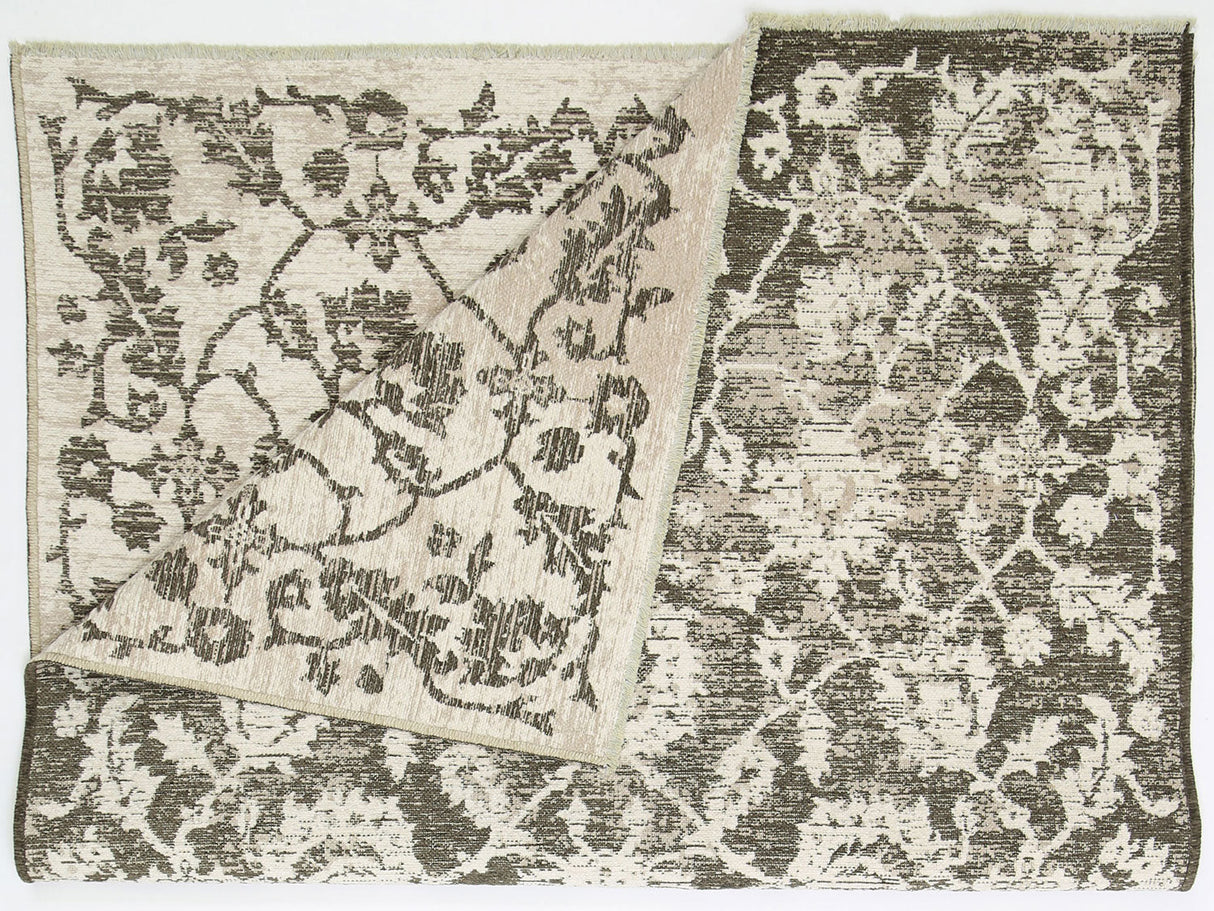 Rustic Vintage Classic, Amazing 2 in 1 Reversible Rug Beige