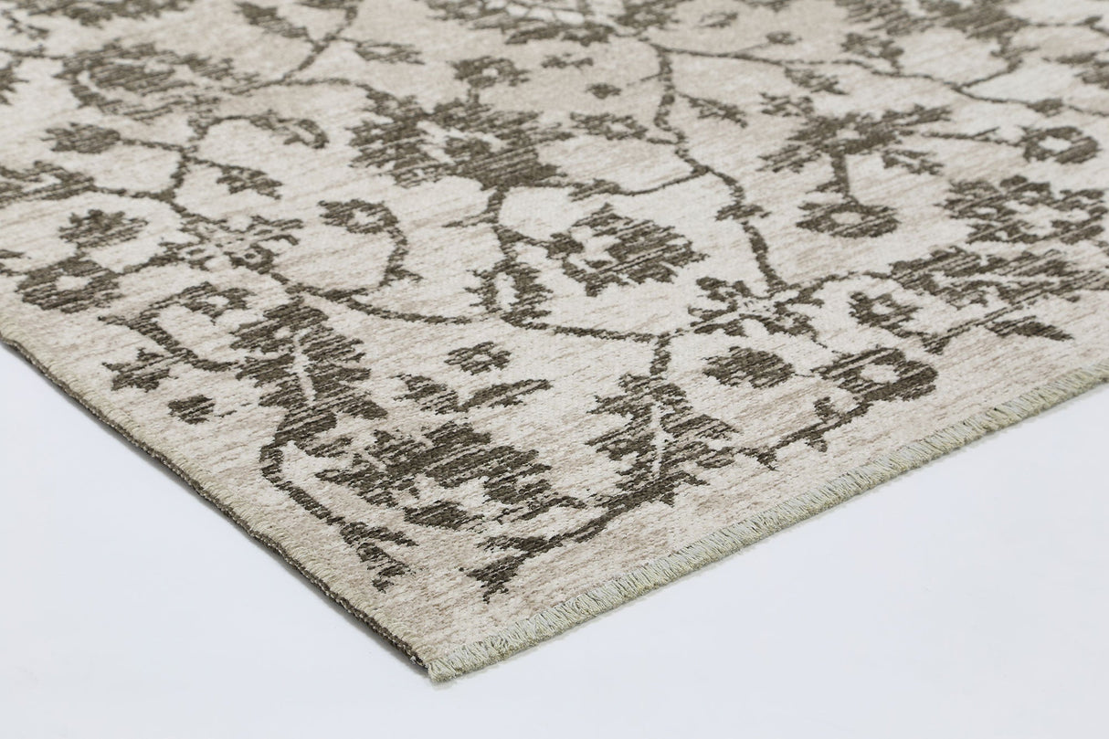 Rustic Vintage Classic, Amazing 2 in 1 Reversible Rug Beige