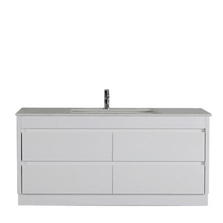 LEONA Freestanding Vanity Gloss White (All Sizes)