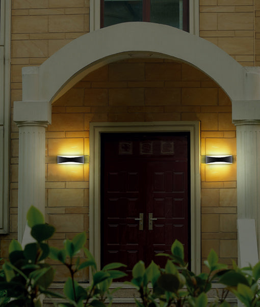 APIS: LED Exterior Surface Mounted Up/Down Wall Lights IP65