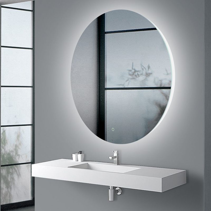 AQUA LED Round Frameless Mirror 900x900mm