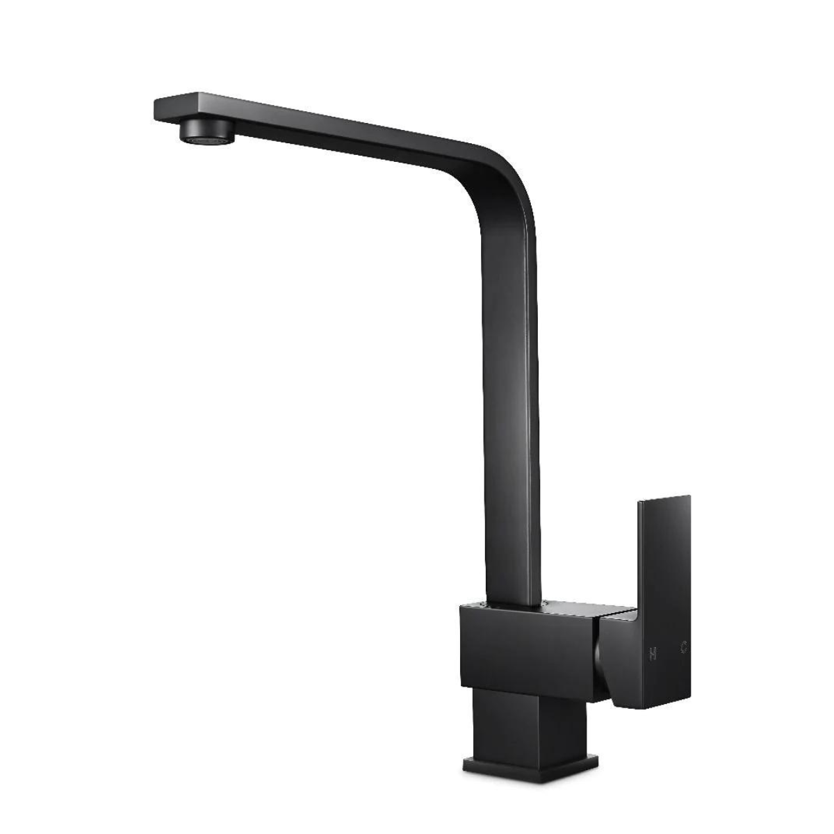 AQU Square Kitchen Mixer (Matte Black)