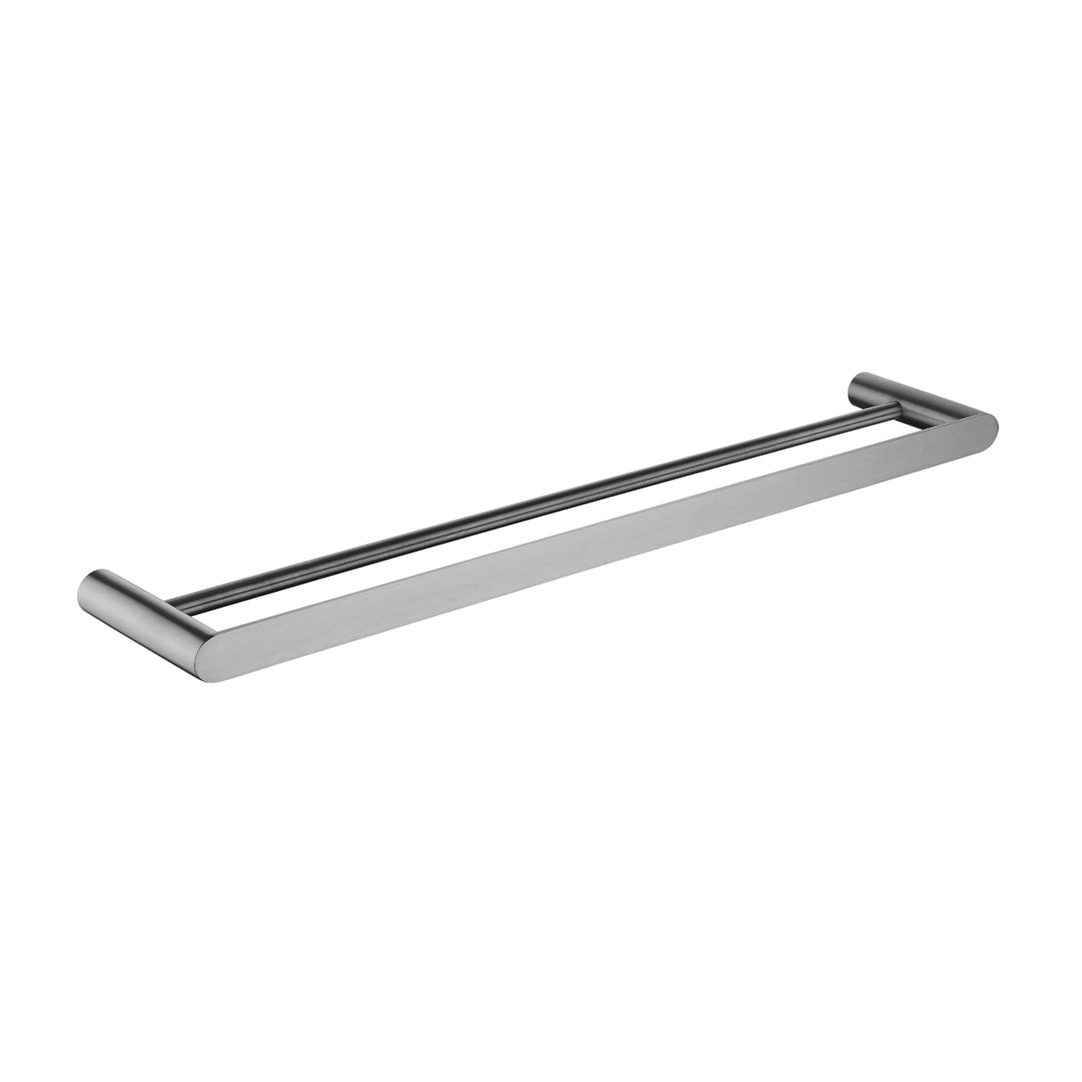 Esperia Double Towel Rail 600mm - Brushed Gun Metal