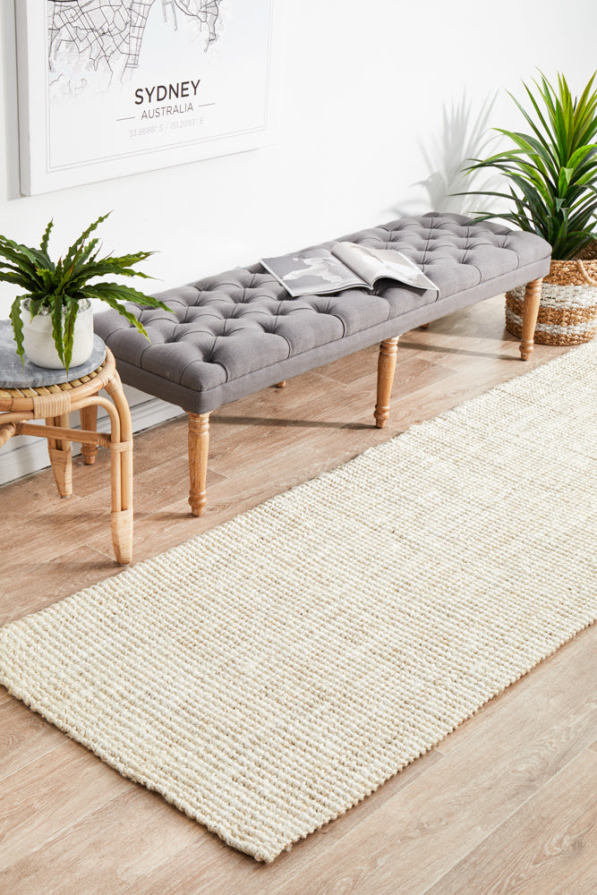 Atrium Barker Bleach Jute Runner