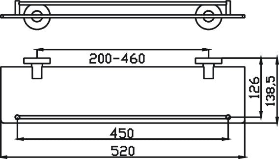 Ideal Shelf (Chrome)