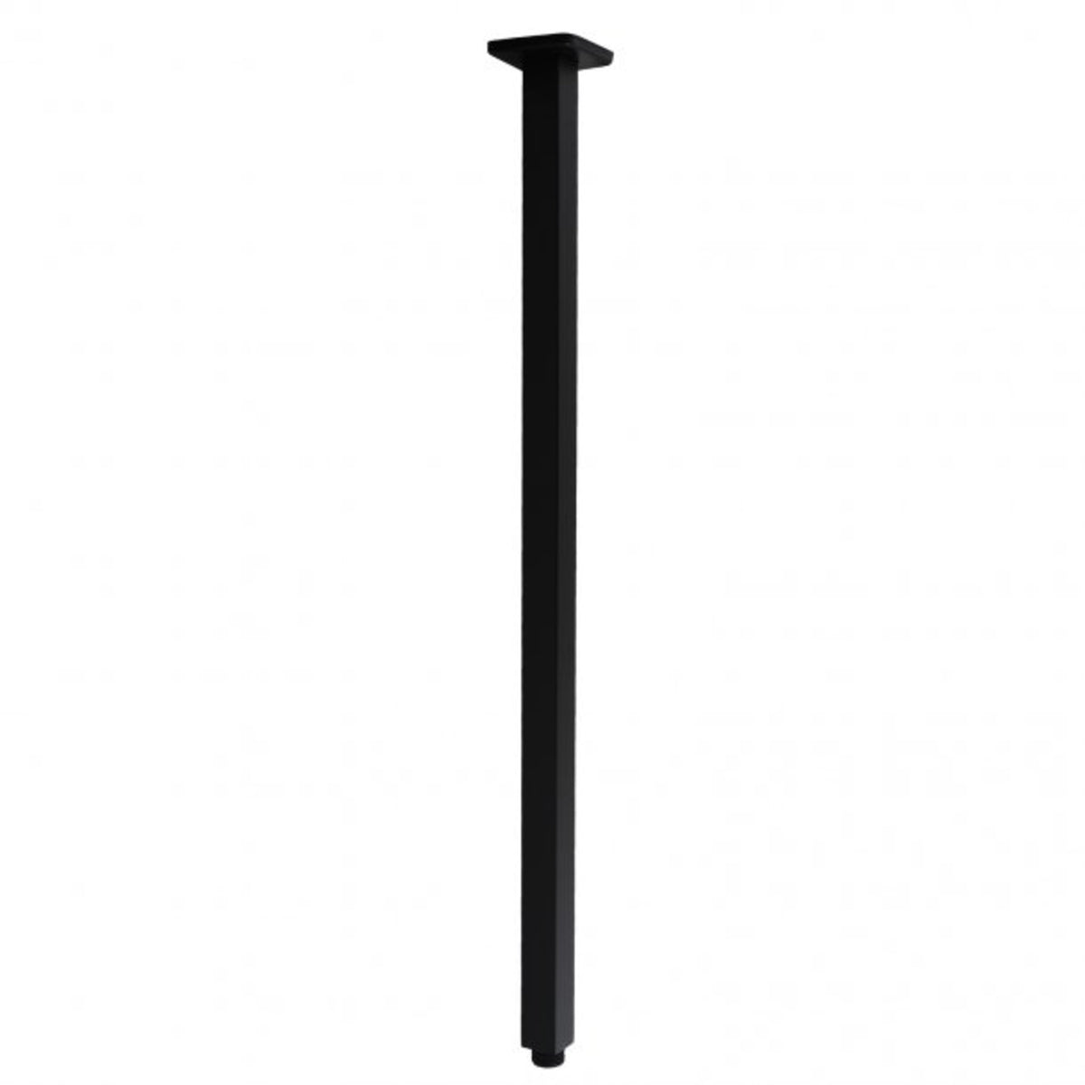 Blaze Square Ceiling Shower Arm 600mm - Black