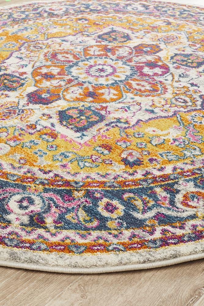 Babylon 207 Multi Round Rug