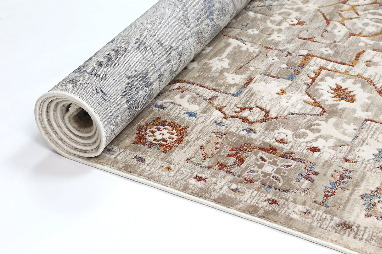 Cordelia Medalion Beige Multi Rug