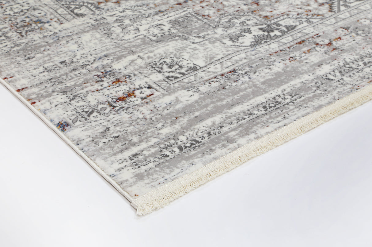 Cordelia Medalion Grey Multi Rug