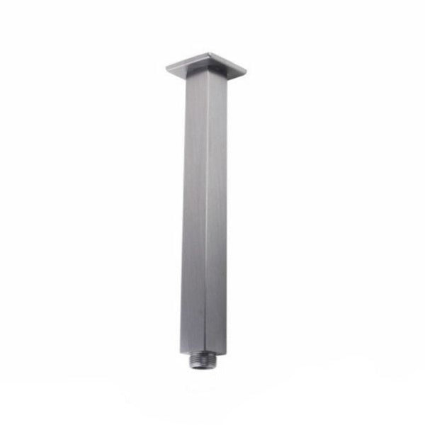 Blaze Square Ceiling Shower Arm 300mm - Brushed Nickel