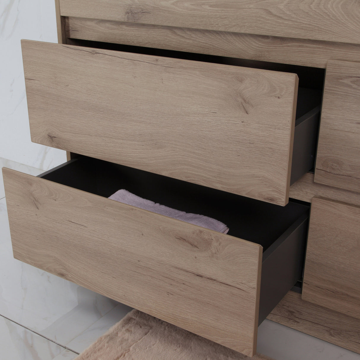MAX MDF Freestanding Vanity Max Oak (All Sizes)