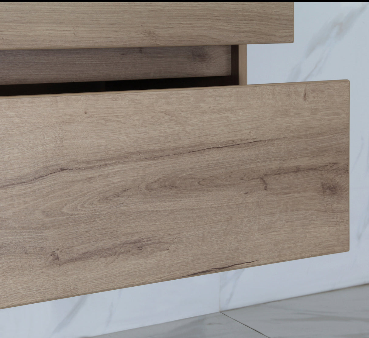 MAX MDF Wall Hung Vanity Max Oak (All Sizes)