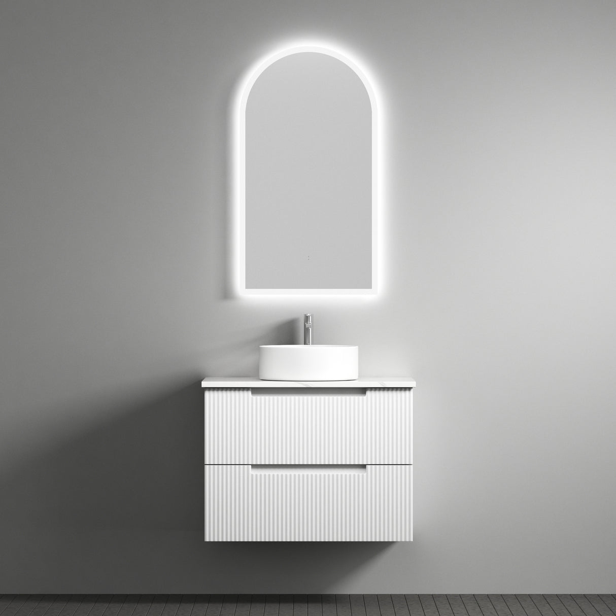 VERONA MARKII Wall Hung Vanity Matte White (All Sizes)