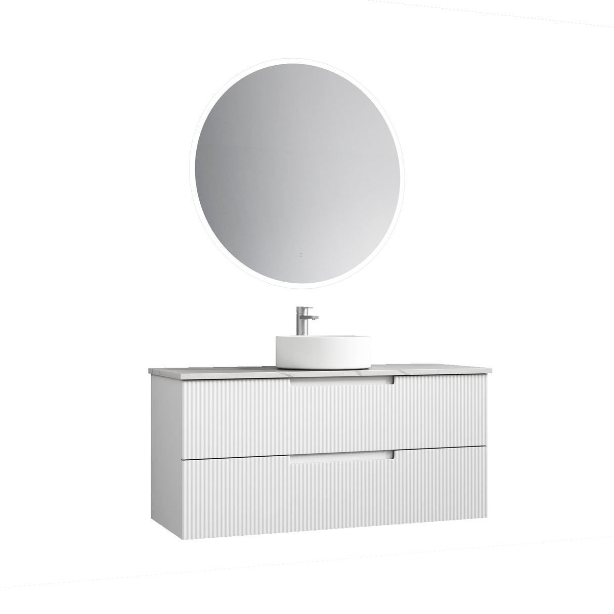 VERONA MARKII Wall Hung Vanity Matte White (All Sizes)
