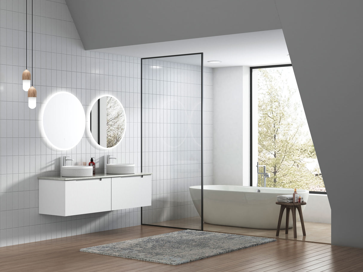 PERLA Mark II Wall Hung Vanity Matte White (All Sizes)