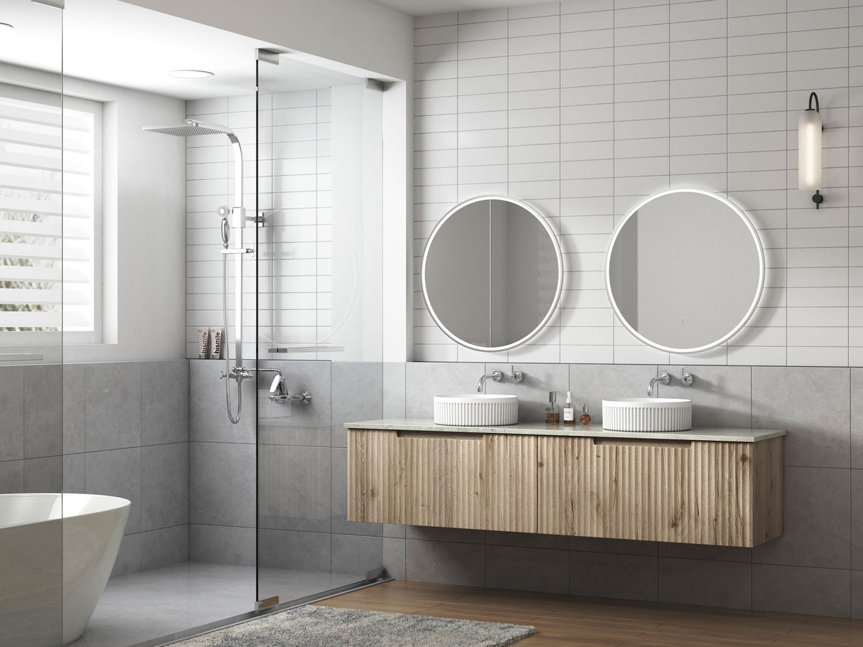 CALDER Wall Hung Vanity Tuscana Oak (All Sizes)