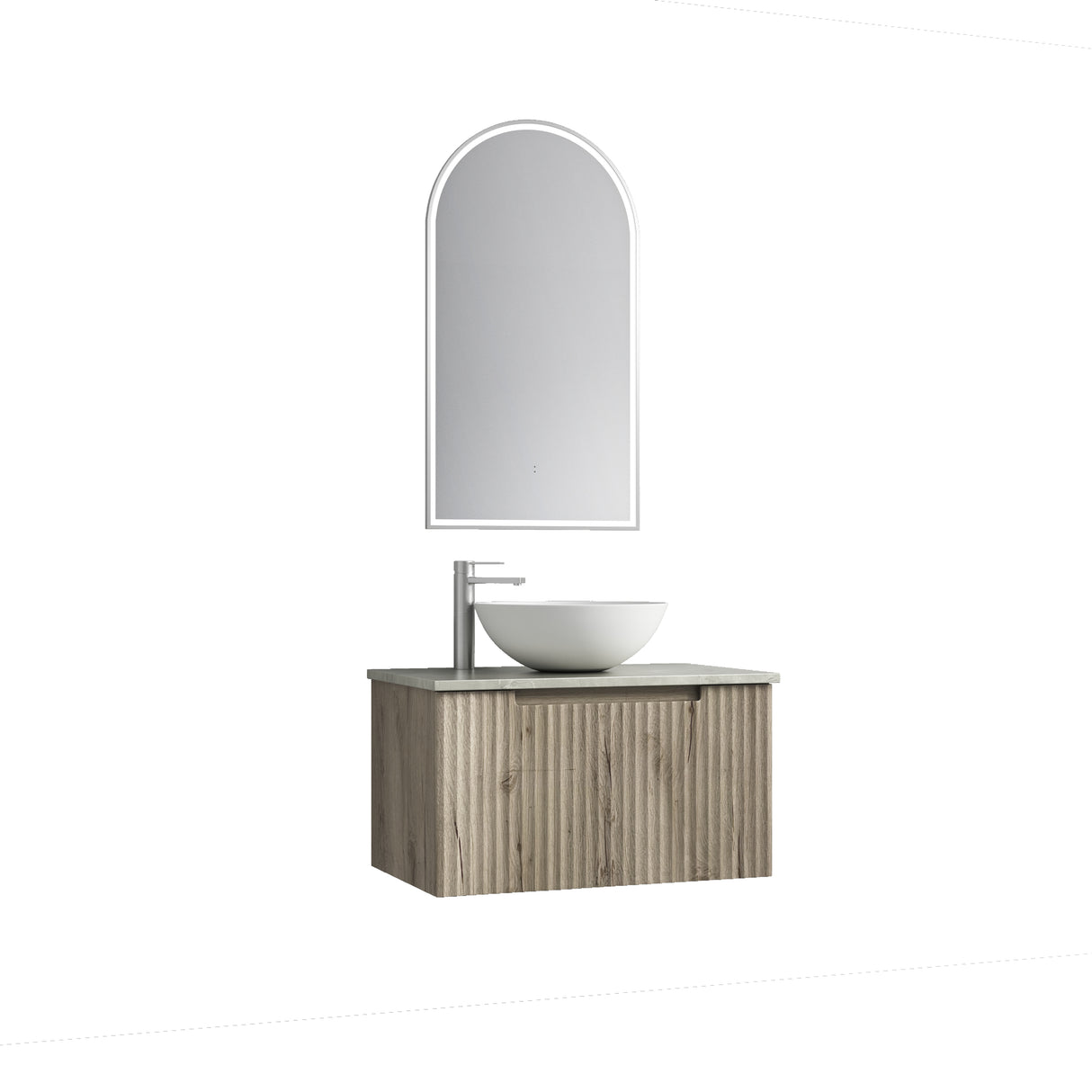 CALDER Wall Hung Vanity Tuscana Oak (All Sizes)