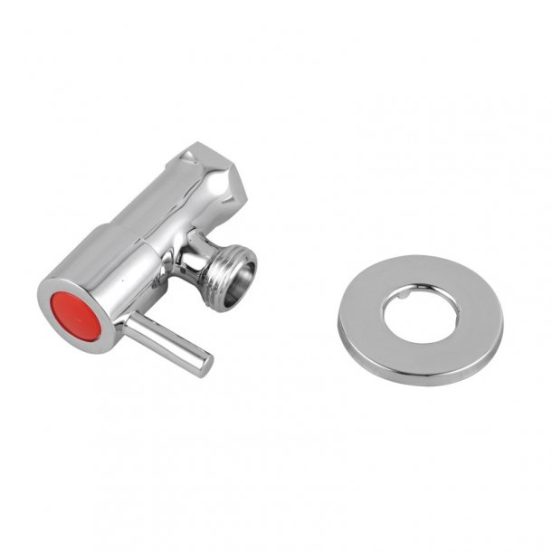 BLAZE Round Chrome 1/4 Turn Washing Machine Stop Tap