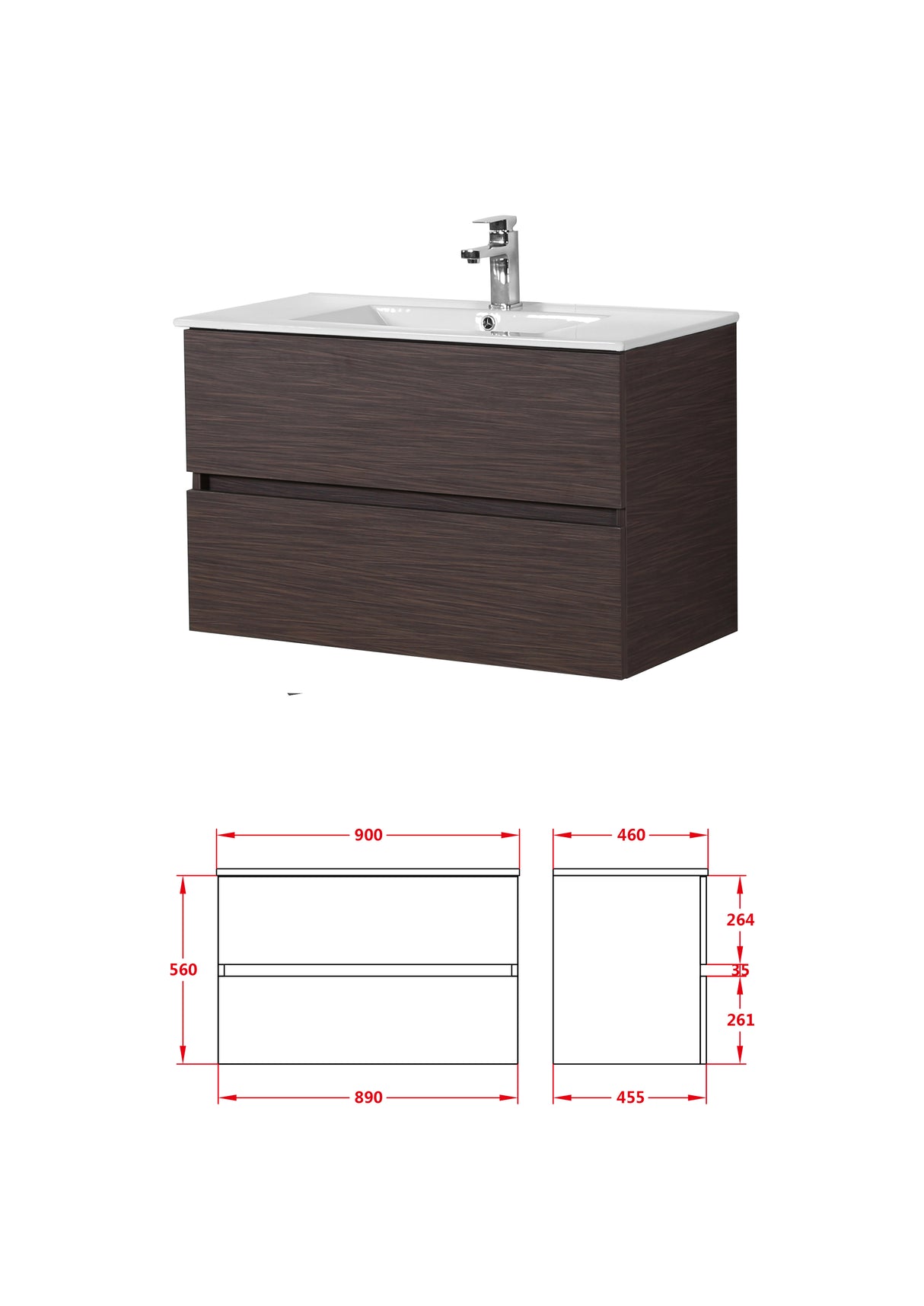 stella-pvc-colour-vanity-900mm