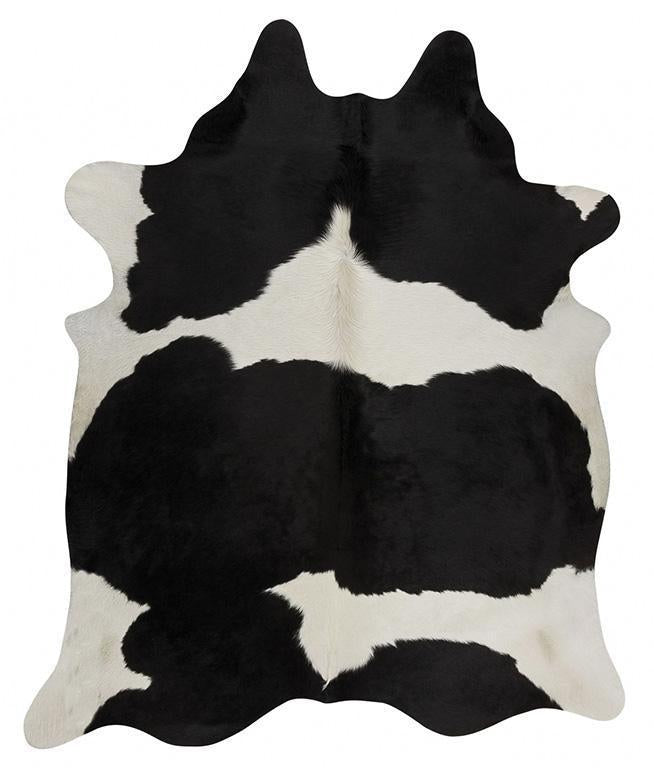Natural Cow Hide Black White