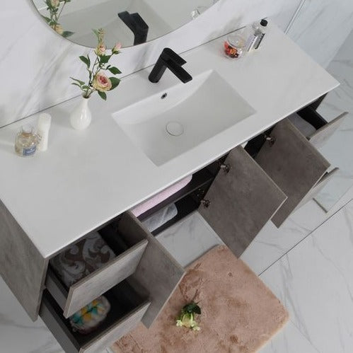 LOLA Wall Hung Vanity Grey (All Size)