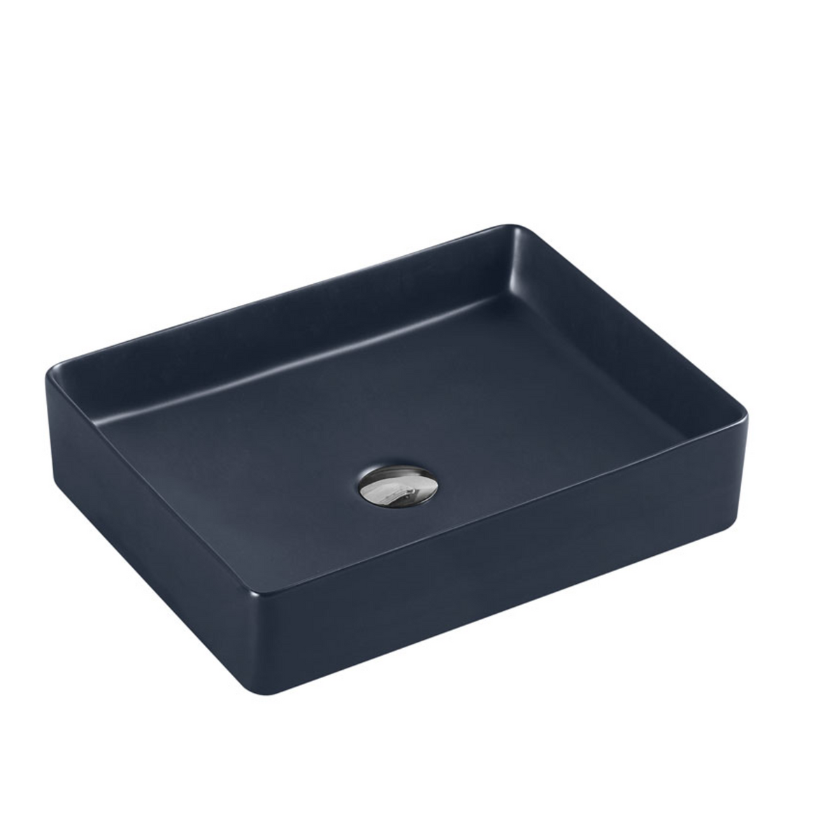 ETNA Rectangle Counter Top Basin Nero Grey 470x360mm