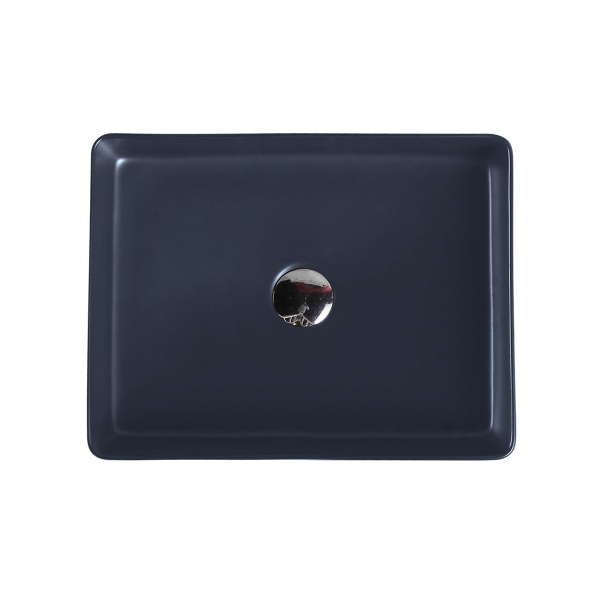 ETNA Rectangle Counter Top Basin Nero Grey 470x360mm