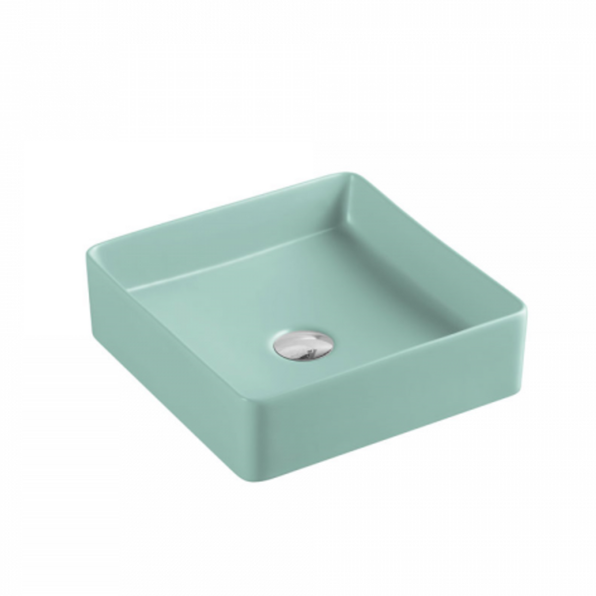 ETNA Square Counter Top Basin Antique Green 360mm