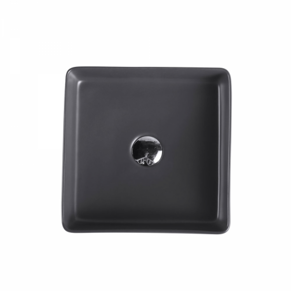 ETNA Square Counter Top Basin Nero Grey 360mm