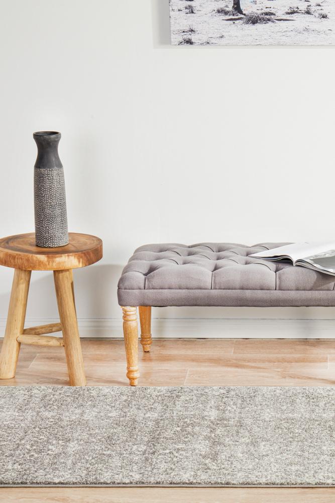 Evoke Pidgeon Grey Transitional Runner Rug - Discontinued