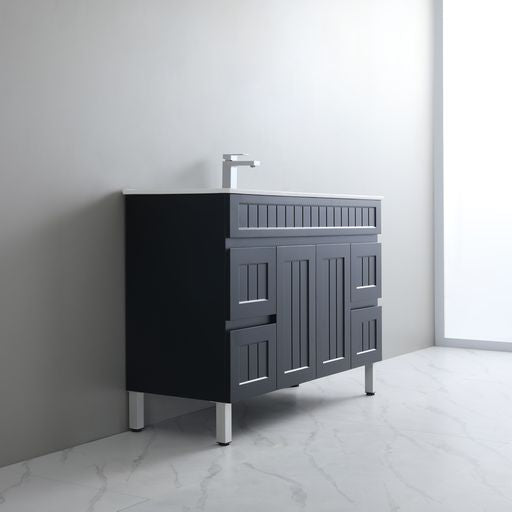 ACACIA SHAKER PVC Floor Vanity 1200mm (Single Bowl)