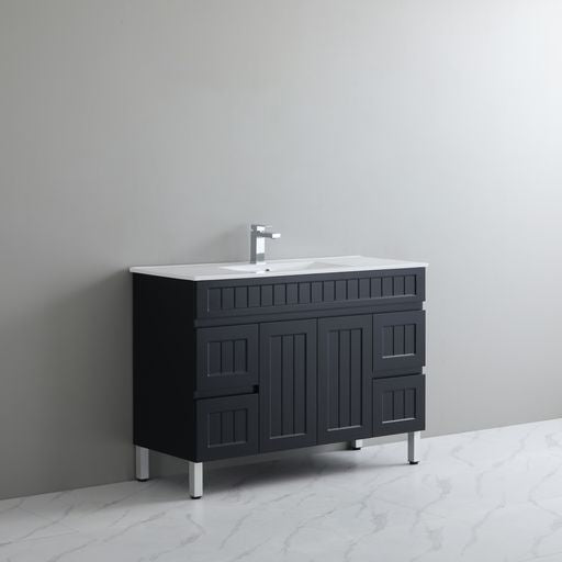 ACACIA SHAKER PVC Floor Vanity 1200mm (Single Bowl)