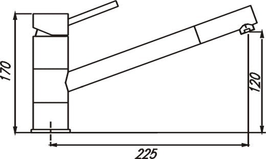 Ideal Swivel Sink Mixer (Chrome)